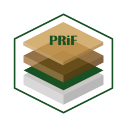 Logo der Initiative „Praxisgerechte Regelwerke im Fußbodenbau“ (PRiF). Logo der Initiative „Praxisgerechte Regelwerke im Fußbodenbau“ (PRiF).