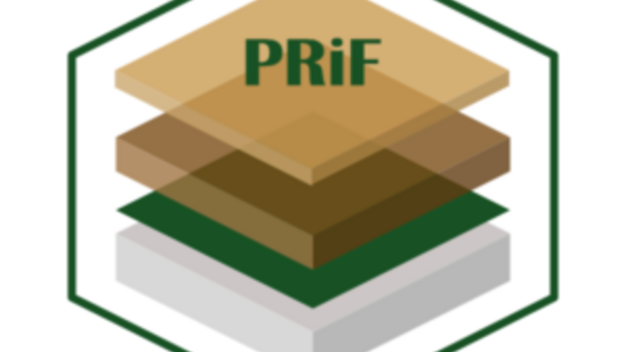 Logo der Initiative „Praxisgerechte Regelwerke im Fußbodenbau“ (PRiF).