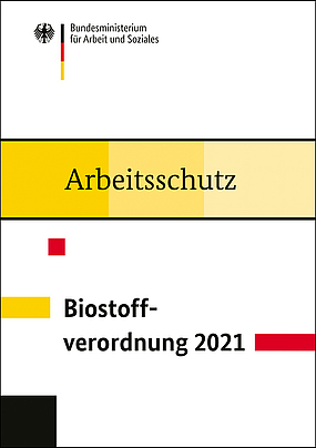 Buchcover "Biostoffverordnung 2021"