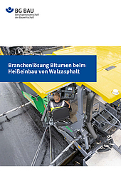Branchenlösung Bitumen beim Heißeinbau von Walzasphalt