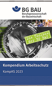 Titelbild der CD Kompendium Arbeitsschutz KompAS 2023.