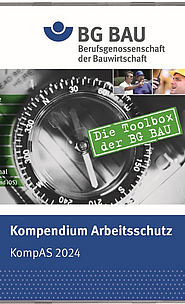 Titelbild der CD Kompendium Arbeitsschutz KompAS 2024.