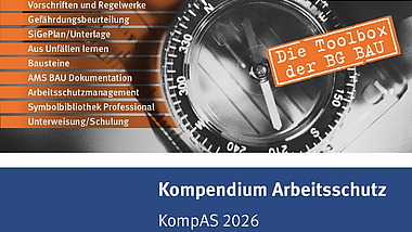 Titelbild der CD Kompendium Arbeitsschutz KompAS 2026.