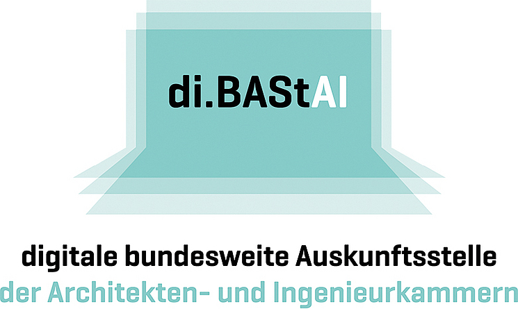 Logo Digitale bundesweite Auskunftsstelle der Architektur- und Ingenieurkammern (di.BAStAI)