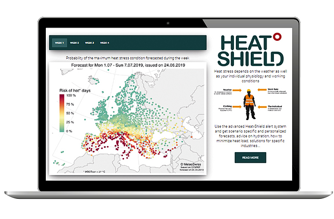 Heatshield-Plattform (Screenshot)