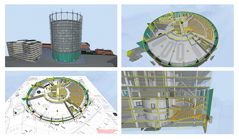 3D-Visualisierung des Bauvorhabens