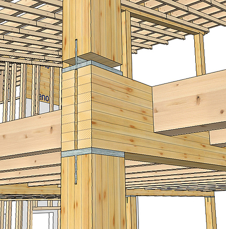 Grafik Vorelementieren von Außen- und Innenwandelemente
