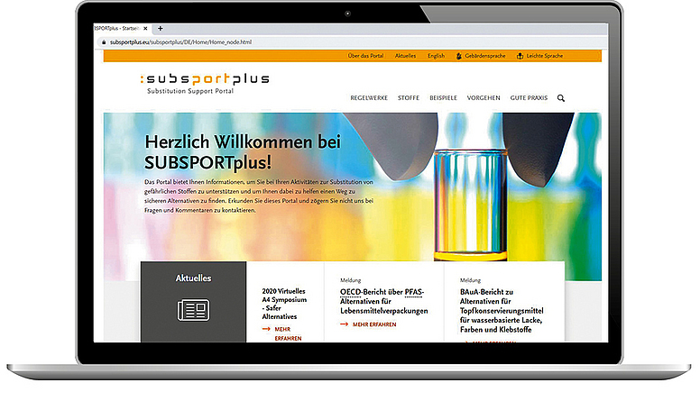 Homepage der Website https://www.subsportplus.eu/