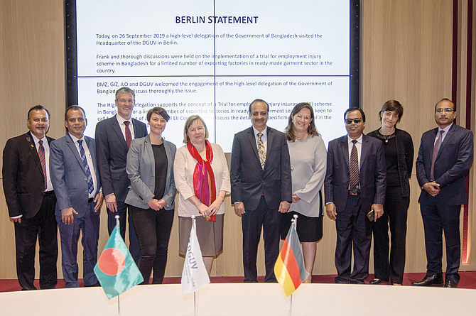 Die DGUV unterstützt Bangladesch bei der Verankerung eines Präventionsansatzes.