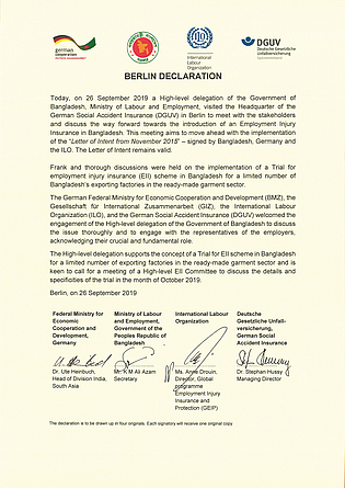 Berlin Declaration Sign