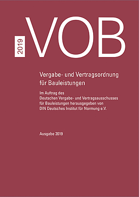 Buchcover: VOB 2019