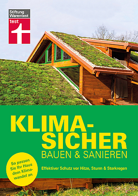 Buchcover "Klimasicher bauen & sanieren"