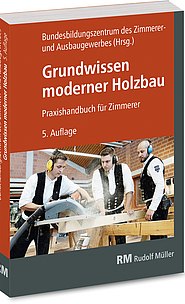 Buchcover "Grundwissen moderner Holzbau"