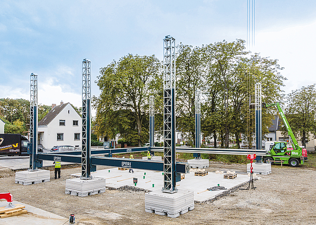 Druck Wohnhaus in 3D-Beton