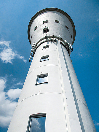 Wasserturm Borken nach der Sanierung 