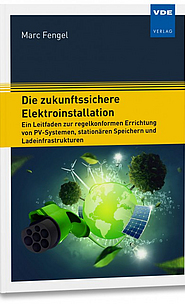 Buchcover "Die zukunftssichereElektroinstallation"