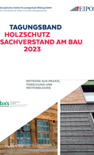 Titelbild des Tagungsbandes Holzschutz – Sachverstand am Bau 2023