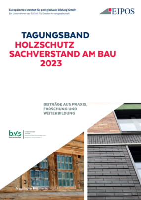 Titelbild des Tagungsbandes Holzschutz – Sachverstand am Bau 2023