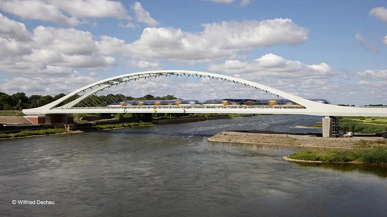 Preisträger Brückenbaupreis 2025 in der Kategorie „Straßen- und Eisenbahnbrücken“: Oderbruecke-Kuestrin