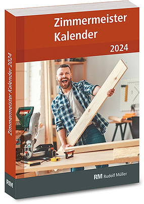 Buchcover "Zimmermeister Kalender 2024"