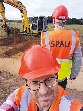Selfie Sascha Piffko mit Warnweste