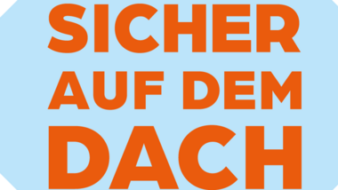 Signet der Kampagne "Sicher auf dem Dach".
