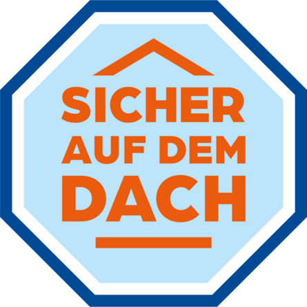 Signet der Kampagne "Sicher auf dem Dach".