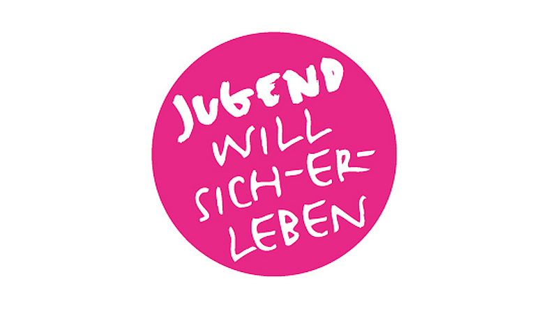 Logo "Jugend will sich-er-leben"