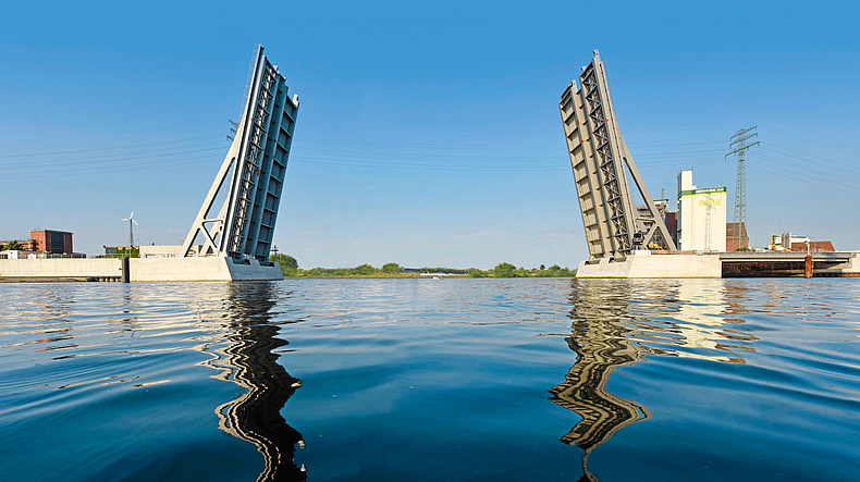 Retheklappbrücke in Hamburg