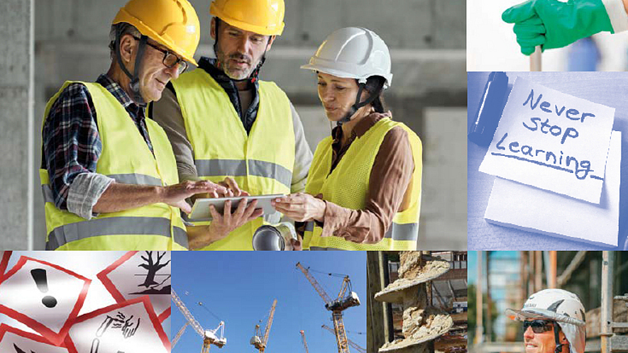 Titelbild der BG BAU Seminarbroschüre 2026