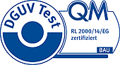Logo DGUV Test QM