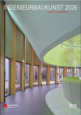 Buchcover "Ingenieurbaukunst 2026 - Made in Germany".