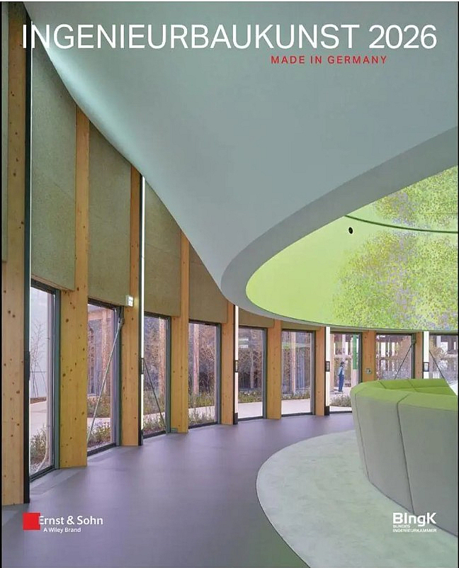 Buchcover "Ingenieurbaukunst 2026 - Made in Germany".